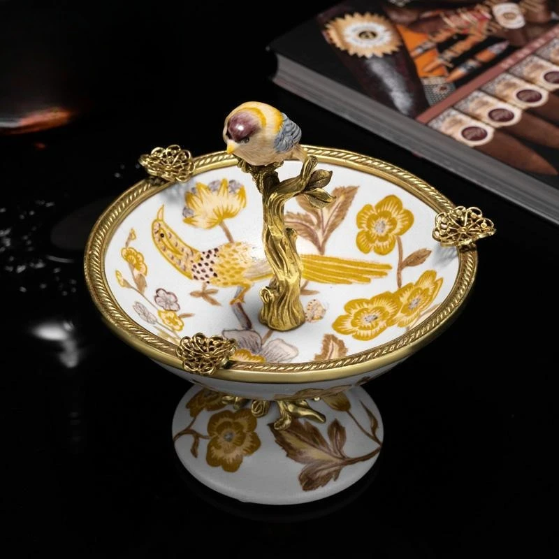 Cigar ashtray creative pattern classical painting hand painted ceramic ashtray