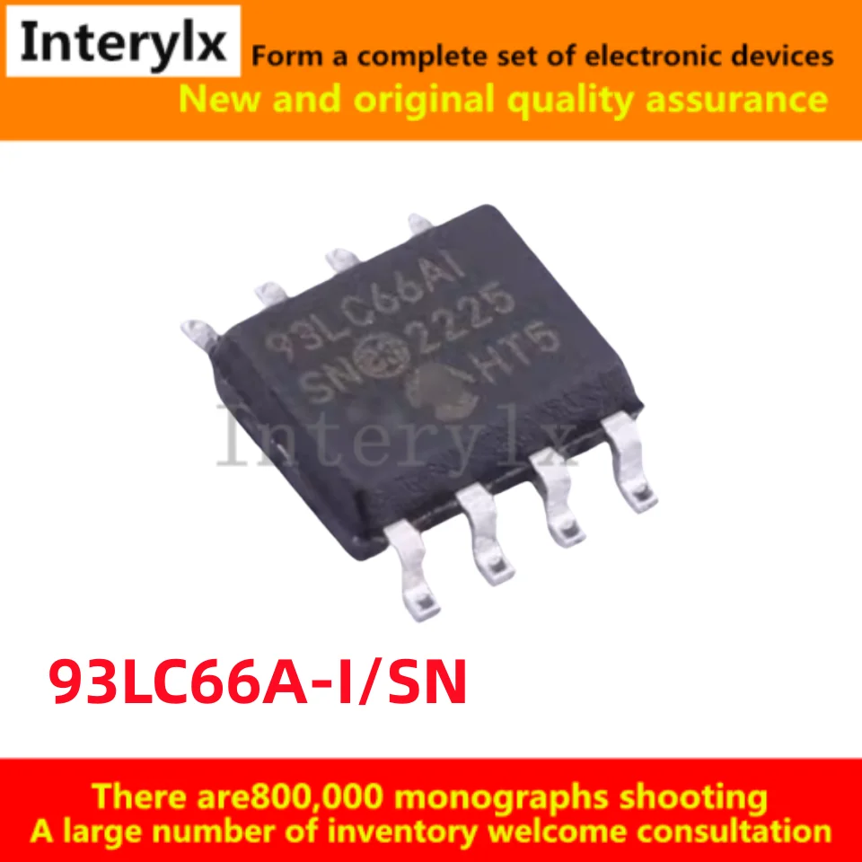 5-50Pcs/Lot 93LC66A-I/SN 93LC66AT-I/SN 9LC66AI 93LC66A New Original SMD SOP-8 Memory Chip