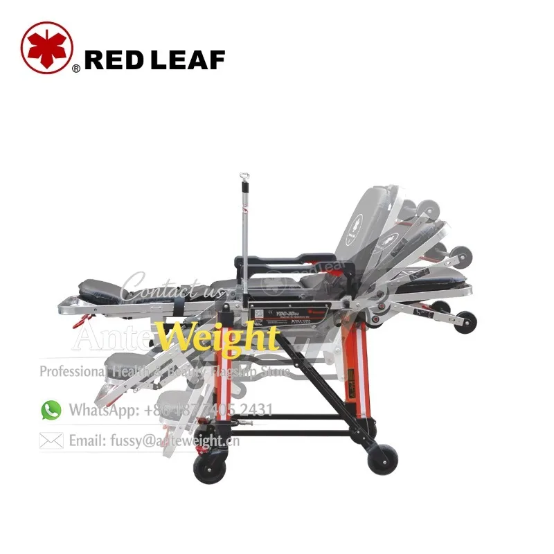 Ambulance Stretcher Foldable High Load Patient Transfer Stretcher for Ambulance Car
