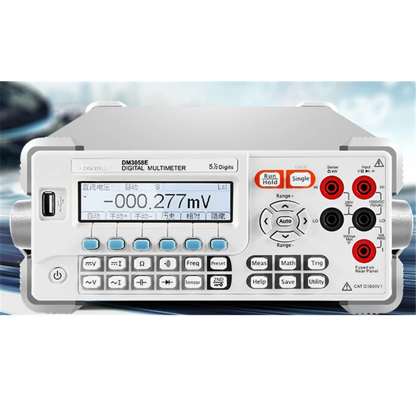 For DM3058E Multi-function Digital Multimeter High Precision Bench Top Multimeter 5.5-Digit LCD Display Digital Multimeter