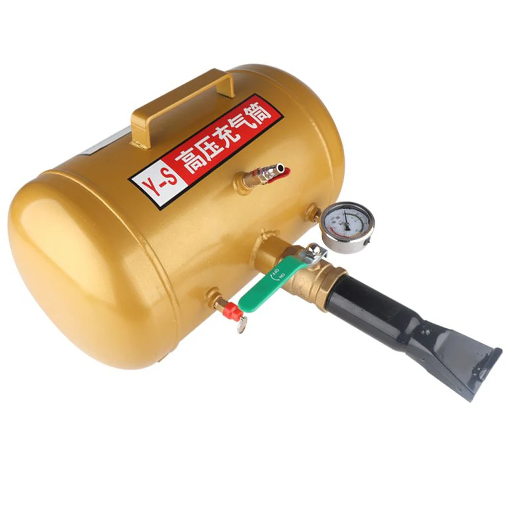 

5-Gallon Vacuum Tire Repair Tank, 19l High-Pressure Gas Tank, Pure Copper Intake Valve, Thickened and Safe