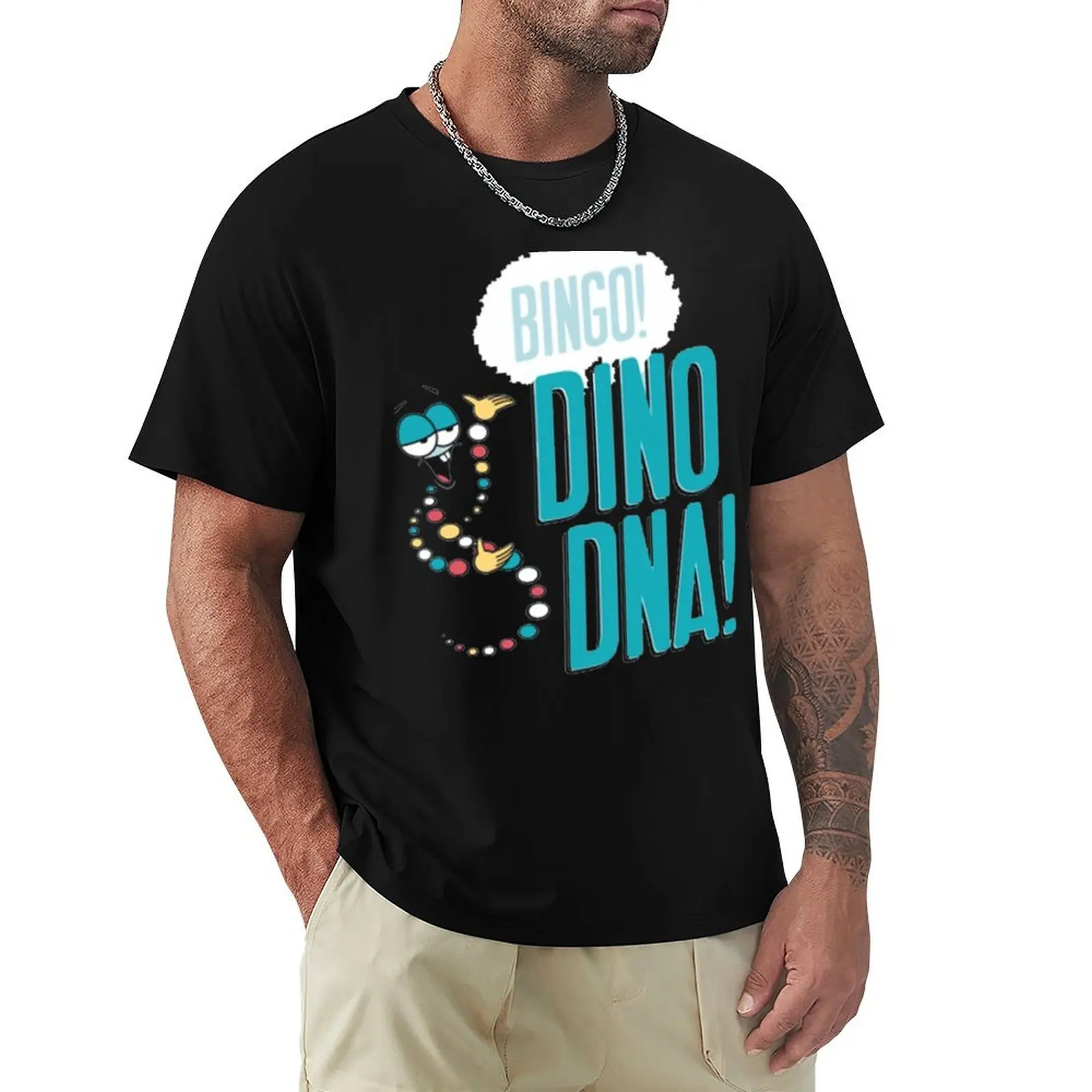 

Dino DNA T-Shirt animal prinfor boys anime oversizeds boys whites sweat shirts, men