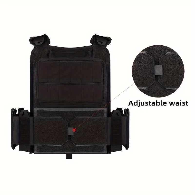 Gilet tattico YAKEDA 6094 - Gilet tattico da caccia - Tattico esterno - Gilet protettivo regolabile a copertura totale