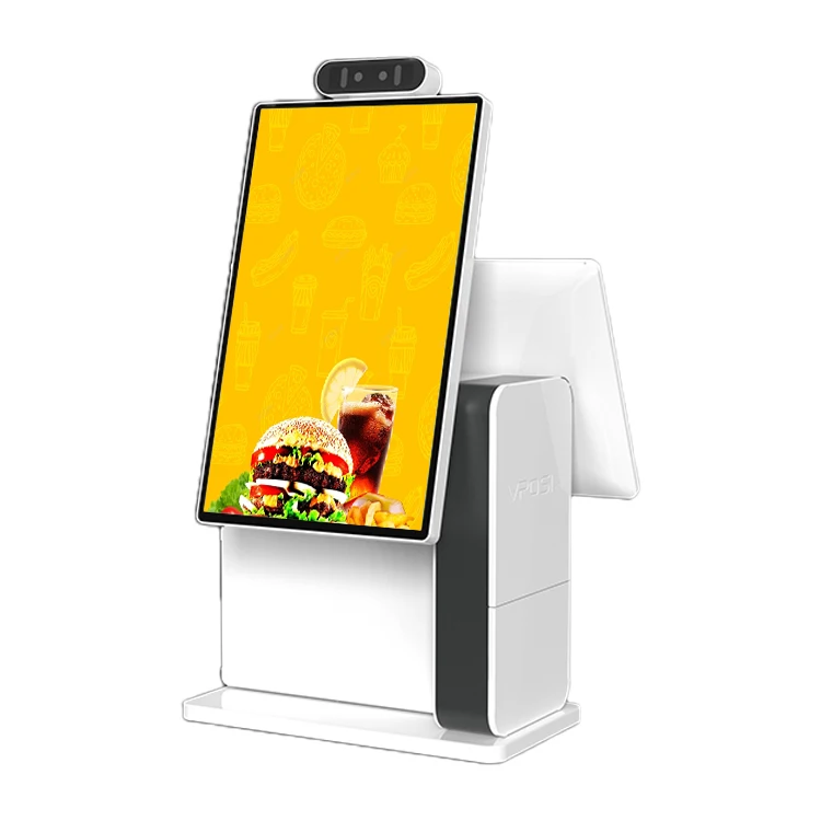 كشك الخروج POS الدفع في المطعم التلقائي شاشة تعمل باللمس الخدمة الذاتية الدفع طلب الوجبات السريعة كشك الذاتي