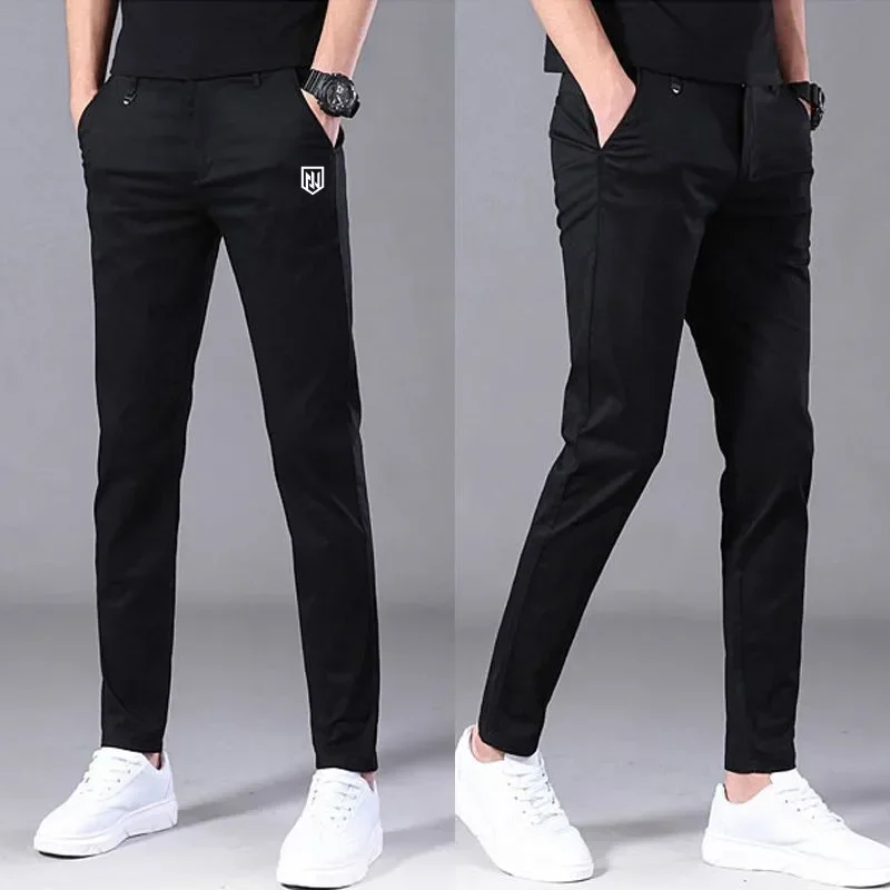 Men's Golf Clothing 2024 Spring Men's Golf Wear Spring Elastic Golf Pants Fashionable Mens Long Pants Golf Wear Men Horse Trouse