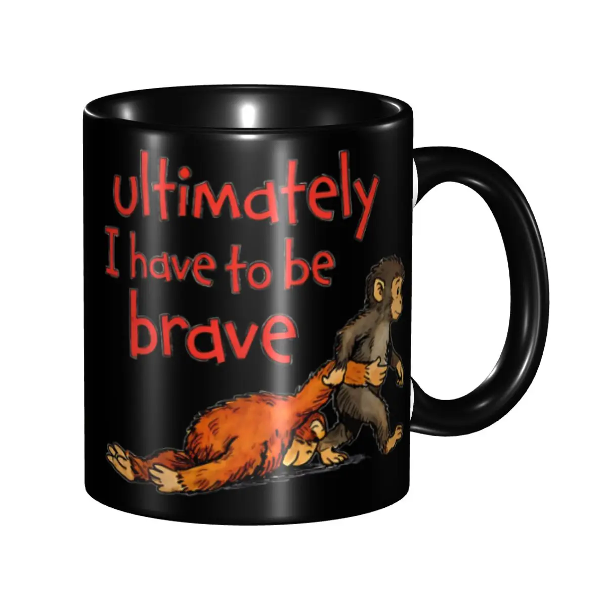 

New Monkey Punch Baby Monkey Holding Toy Merch Mugs Kawaii Tea Cup