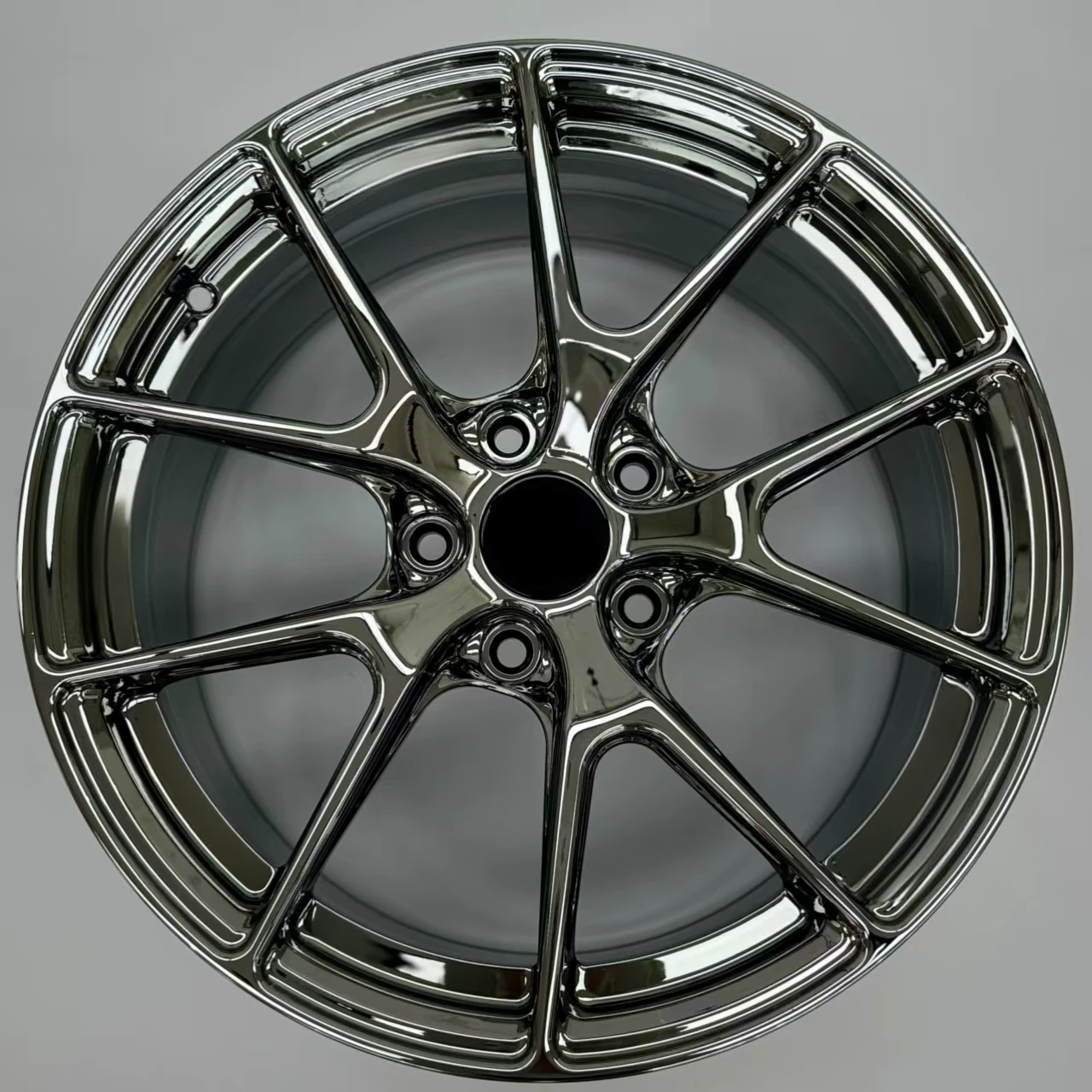 -For Concave Black Chrome 5-Spoke Forged Racing Wheels 18-22
