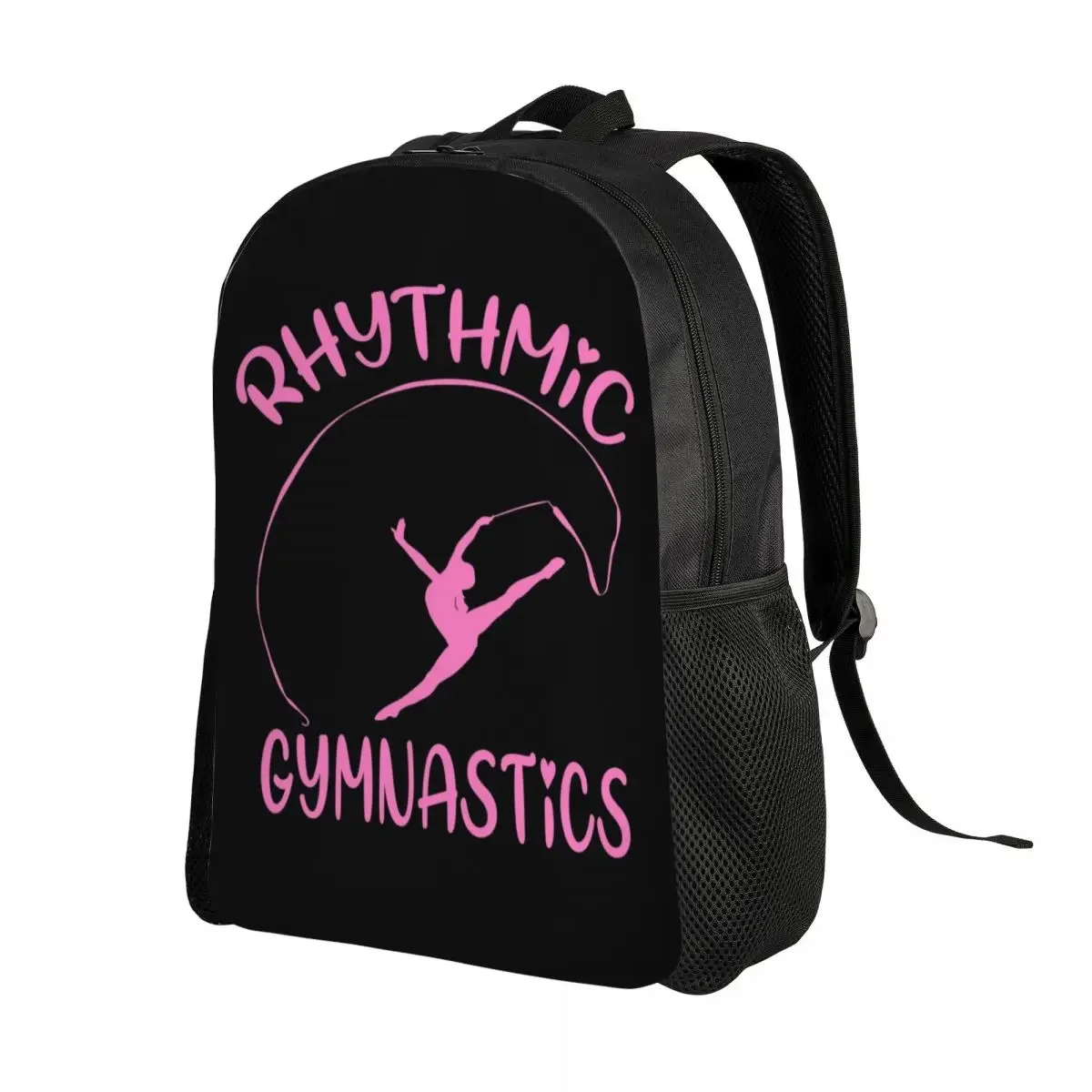 Dance Rhythmic Gymnastics Backpacks for Women Men Water Resistant School College Bag Print Bookbag