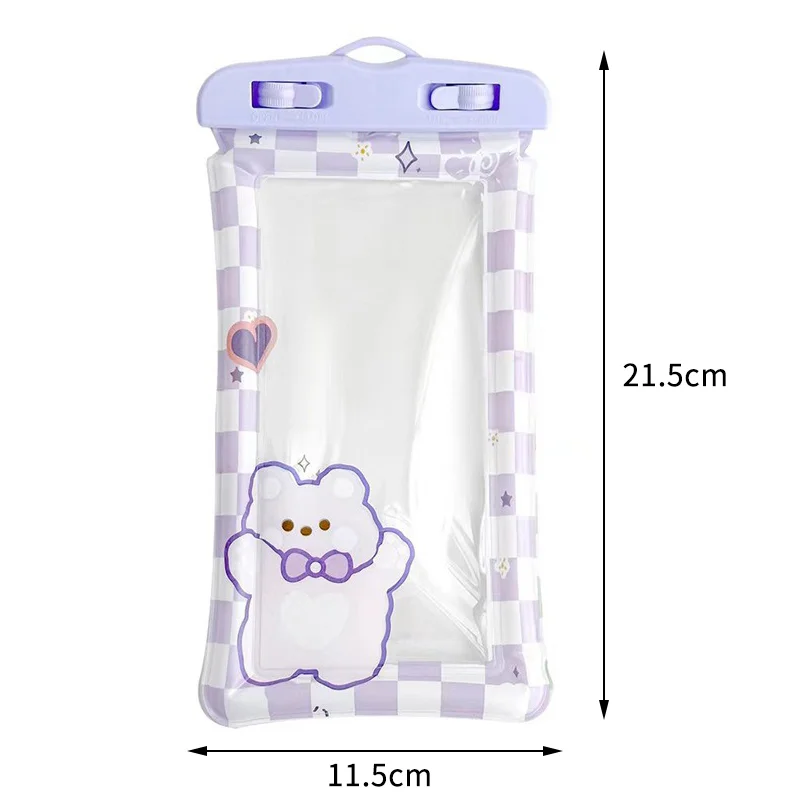Cute Phone Waterproof Bag With Touch Screen For Swimming, Drifting, Photography, Sealing, Phone Case, Diving Case, Neck Hanging