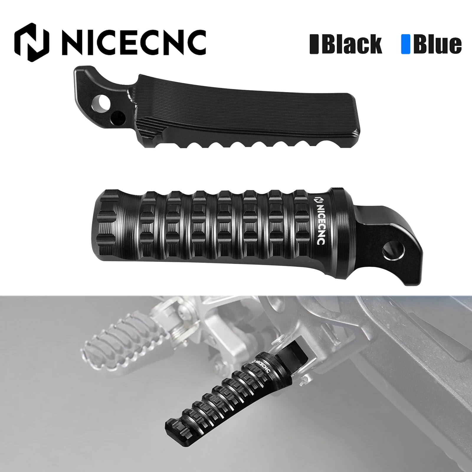 

For 2019-2022 Yamaha Tenere 700 XTZ700 Rear Footrest Passenger Footpegs T700 TENERE7 Rally Edition 2020-2022 Tracer 900/Niken GT