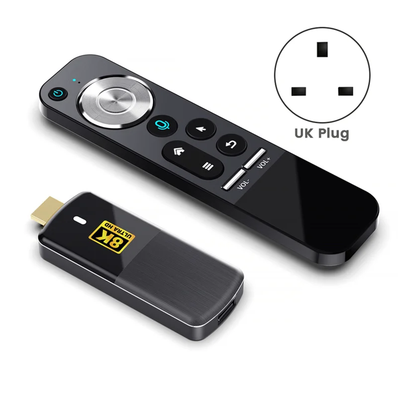 ATS-For H96MAX M3 TV Stick 2GB+16GB Android 13.0 Smart TV Box WiFi6 4Kx2K H.265 HEVC RK3528 Set Top Box Media Player UK
