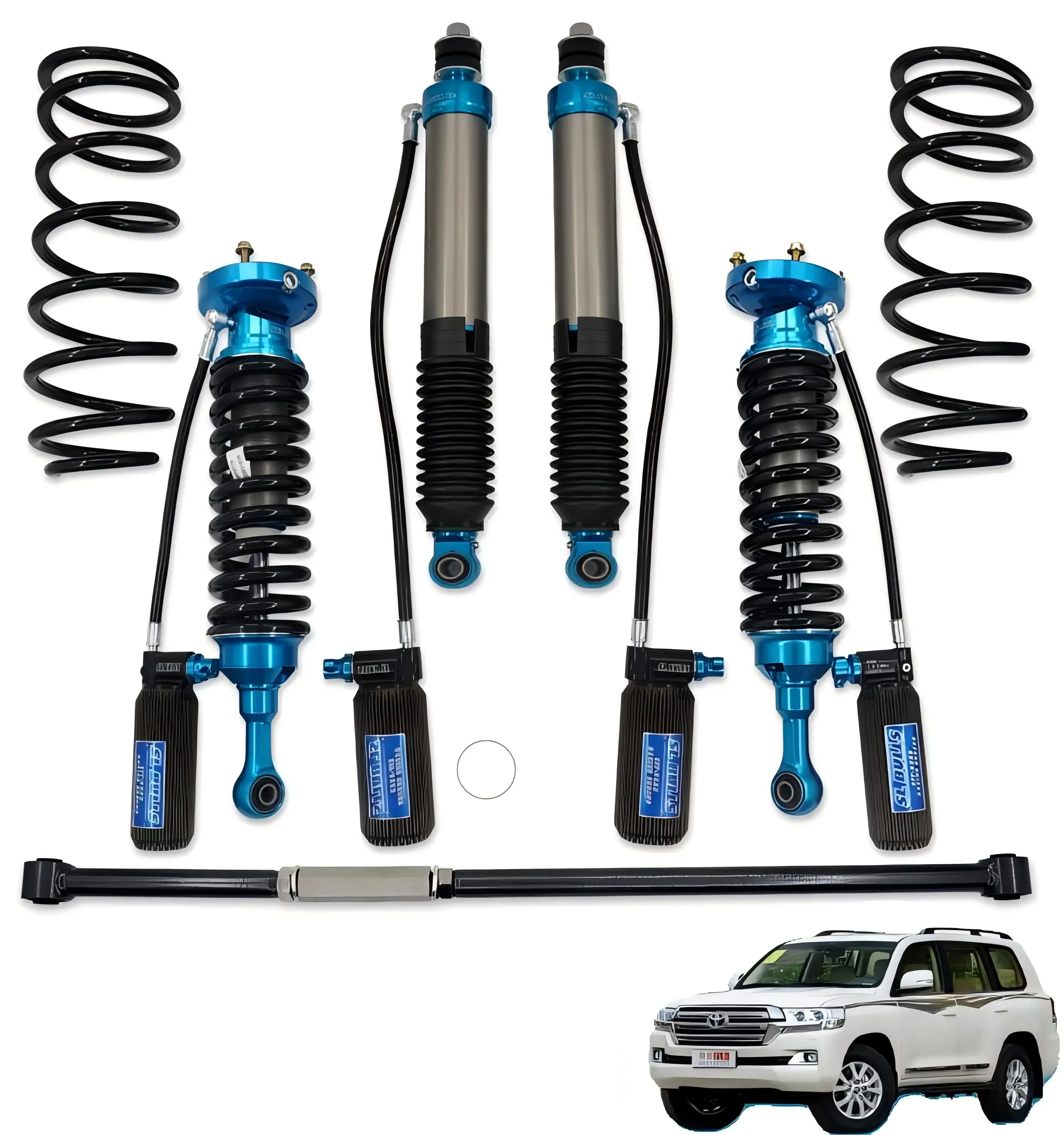 LAND CRUISER PRADO FJ Adjustable Off-Road Shock Absorber 4X4 Suspension Parts Two-Inch Height Increase