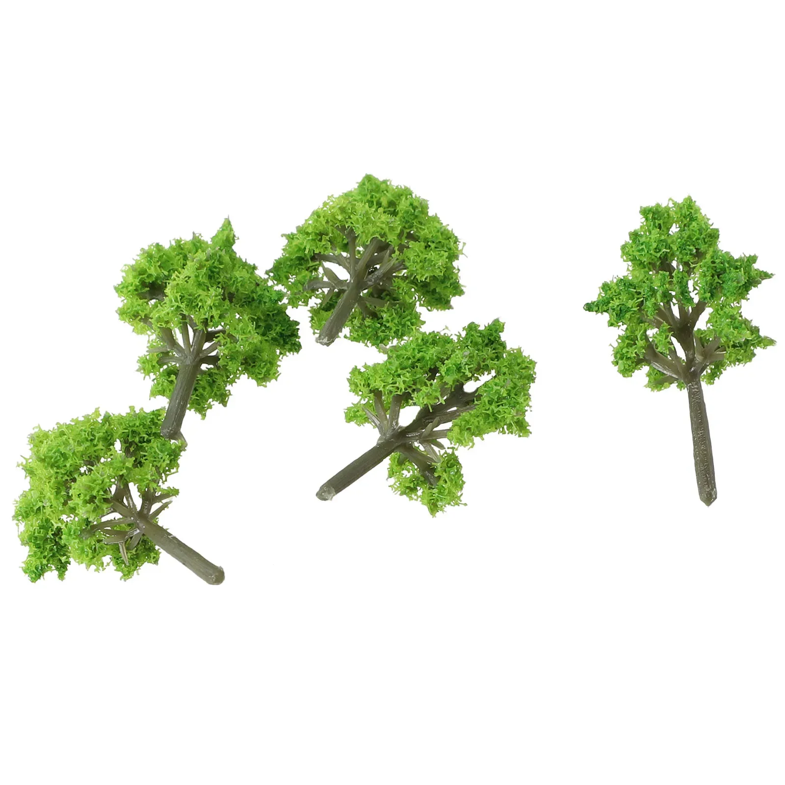 10Pcs 4CM Model Trees Railroad Diorama Mini Scenery Plastic Scale Scene For Children Model Building Tool Sets Garden Decoration