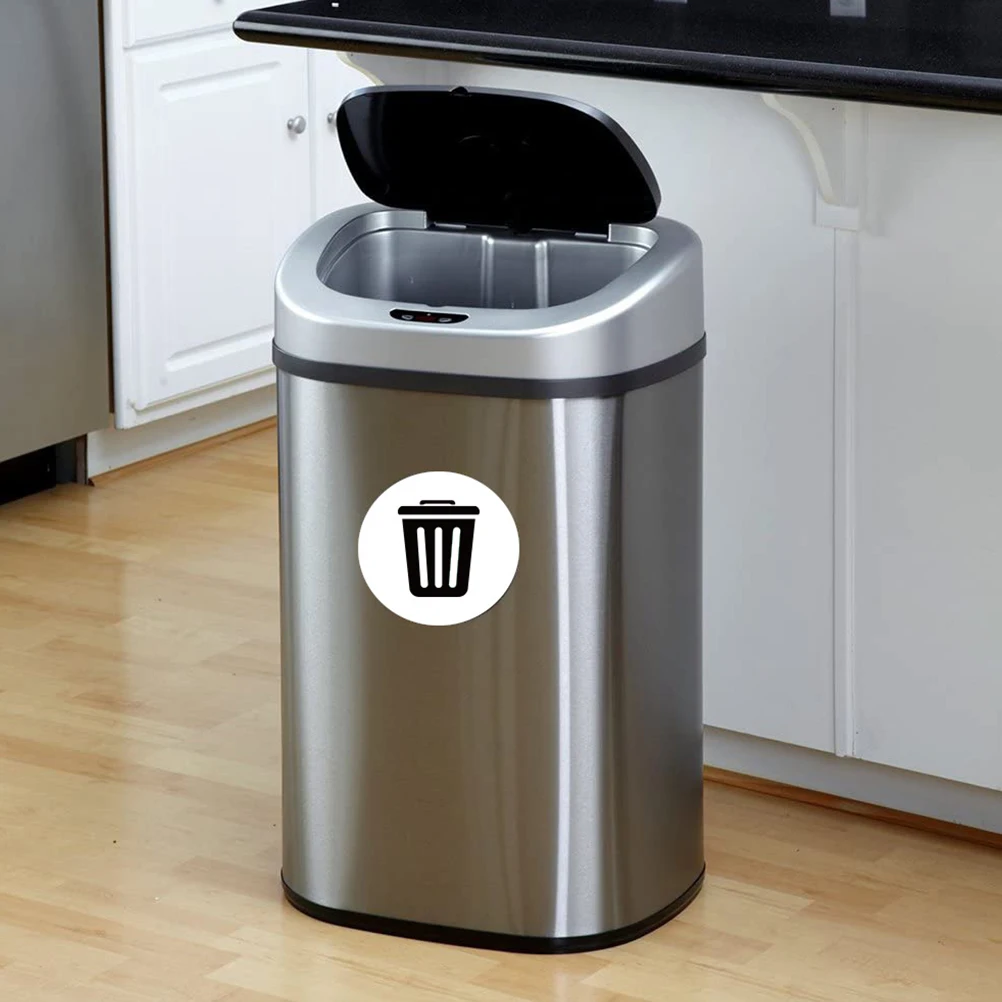 

1 set Garbage Classification Stickers PVC Trash Recycling Labels Waterproof Self-Adhesive Trash Can Sticker for Bins Trucks