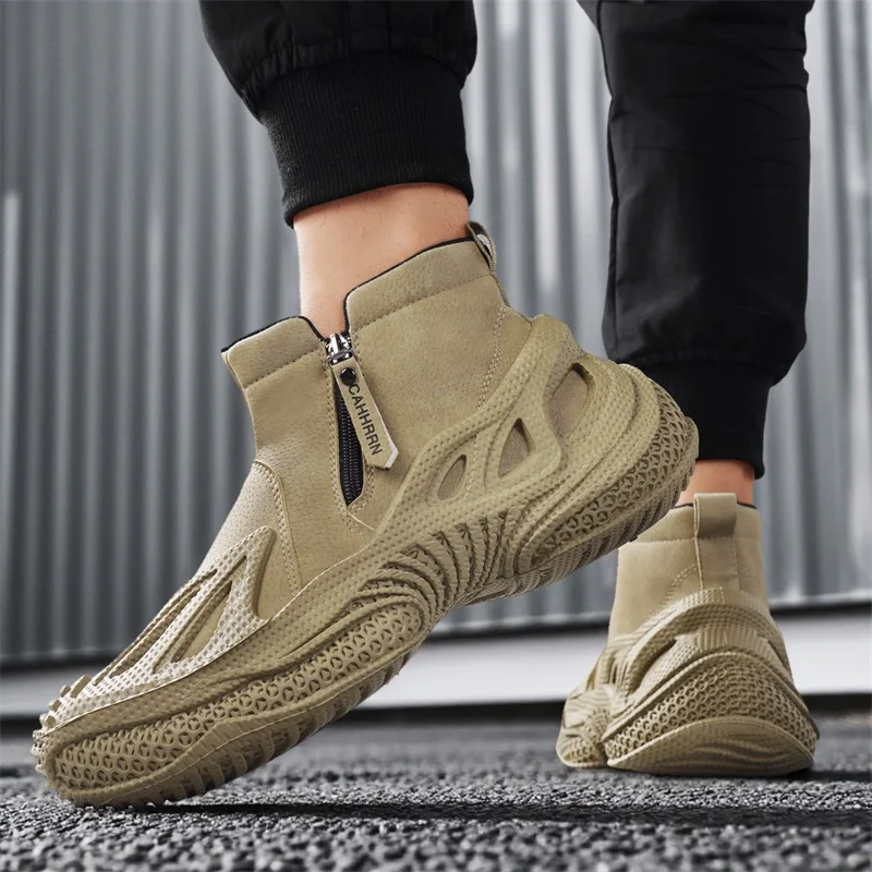 

Мужские тактические ботинки с ремнями для боевых тренировок, водонепроницаемые ремни, дышащая многофункциональная мотоциклетная уличная походная обувь