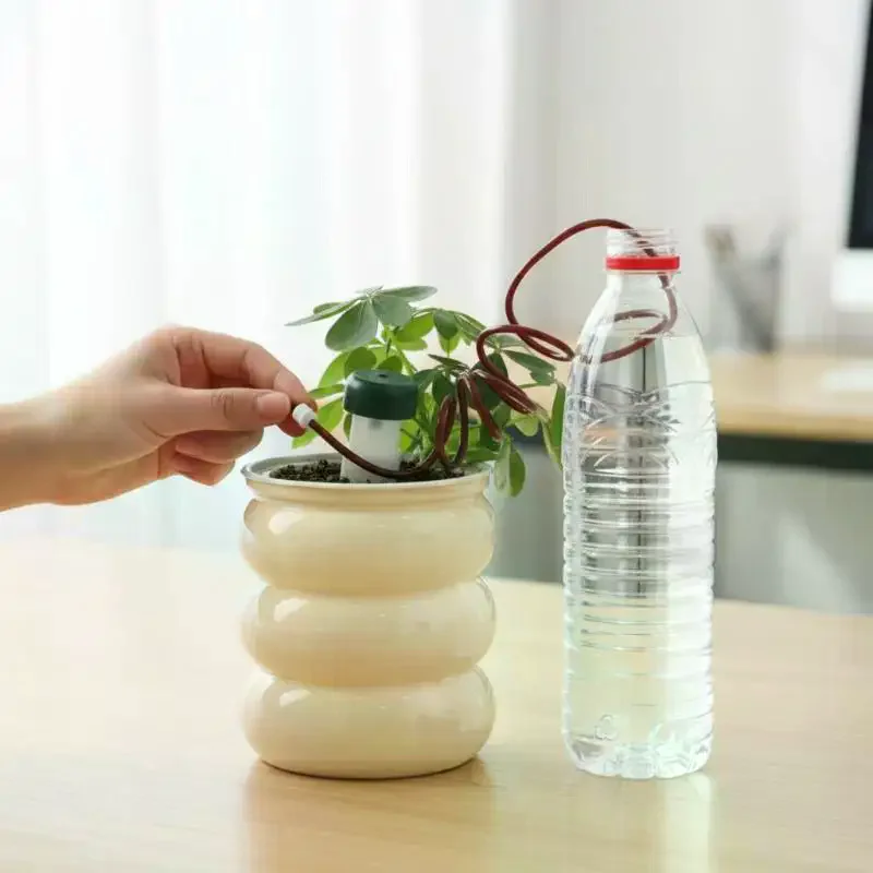 Automatic Ceramic Drip Irrigation Device, Flower Pot Waterer & Plant Gardening Tool