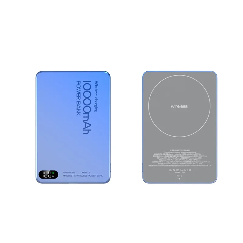 

Magnetic Wireless Power Bank UltraThin 22.5W Fast Charging for iWatch Airpods Powerbank Portable Induction Charger for iPhone 17