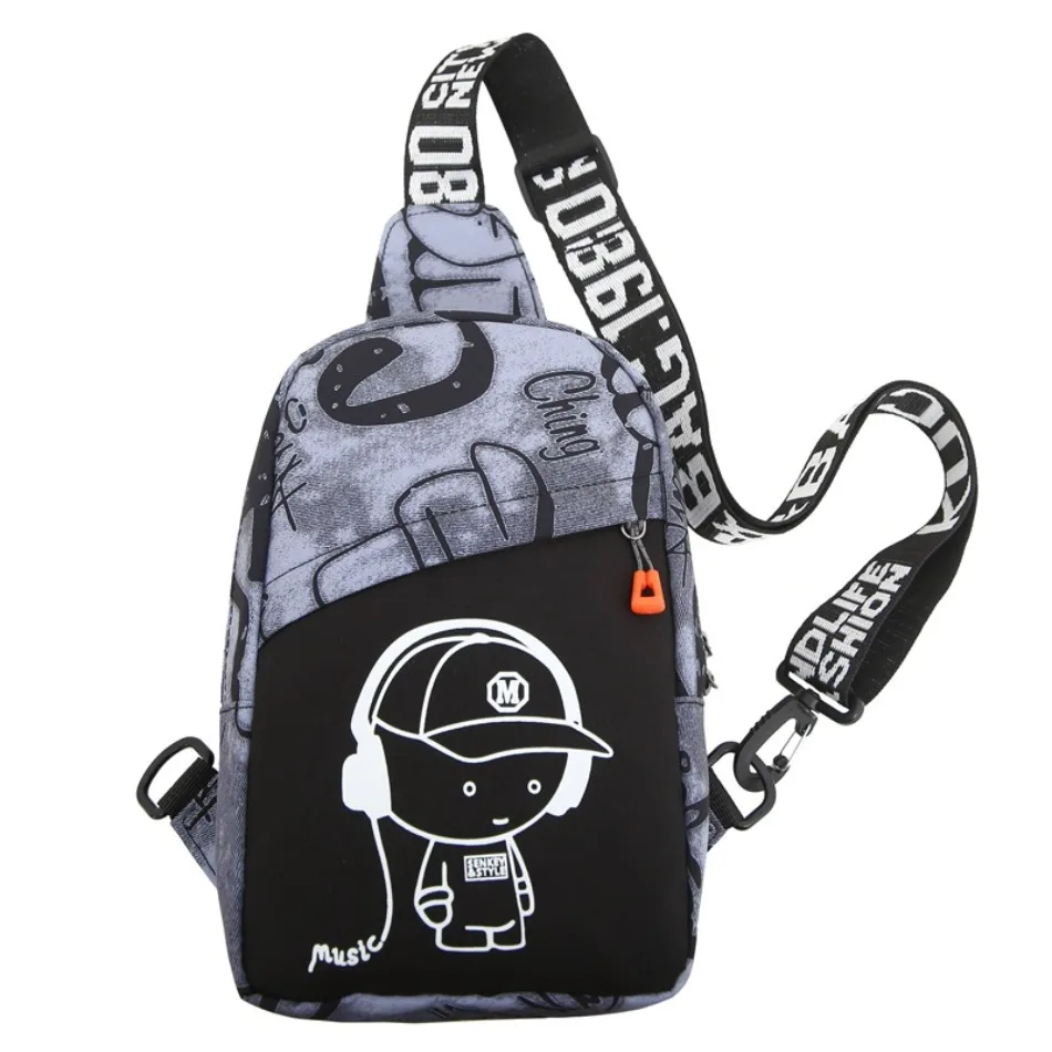 Fashion Luminous Chest Bag Portable Lightweight Daily Outing Commuter Crossbody Bag Unique Design Shoulder Bags