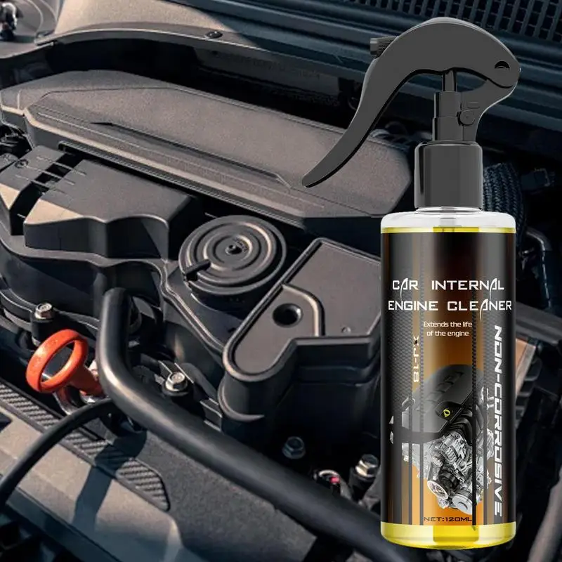 120ml Auto Engine Degreaser Heavy Duty Cleaner Spray Professional Car Safe Wheel Cleaner Spray Car Cleaning Accessories