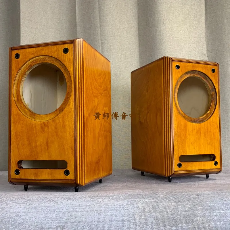 

8 inch wooden speaker housing DIY handmade custom bookshelf speaker housing Full size made log fever enthusiast speaker case