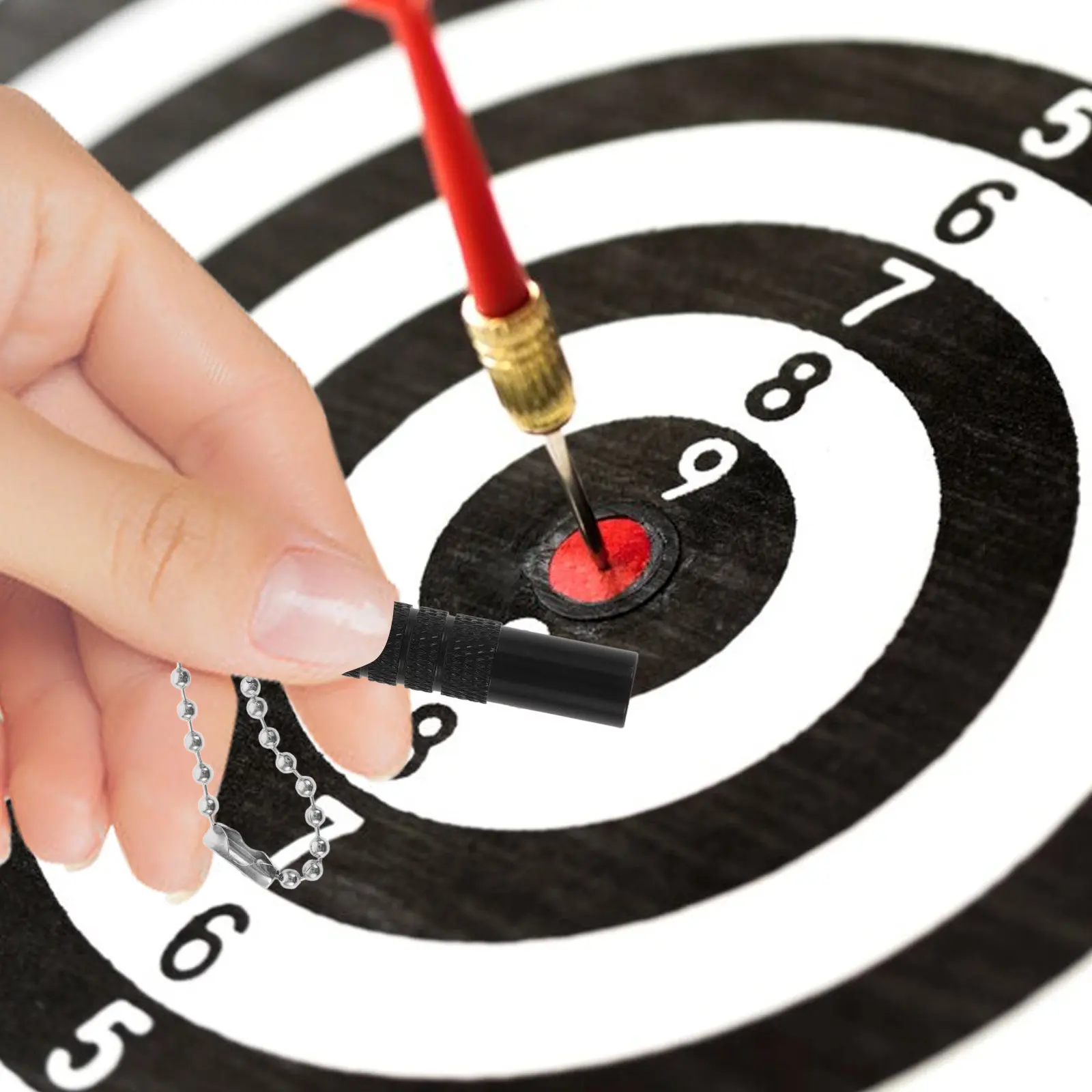 

Dart Shaft Extractor Black Mesh Design Soft Tip Removal Tool Durable Iron Portable Tips Handling Board Maintenance Accessory