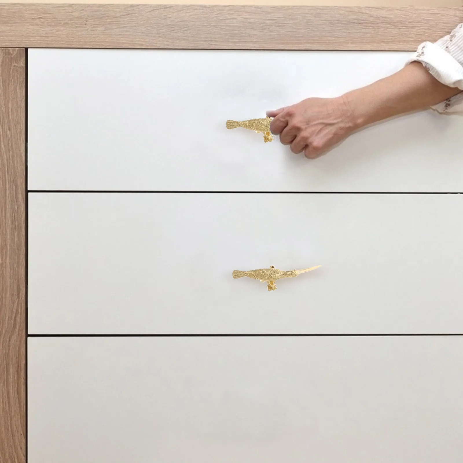 

Brass Bird Drawer Pulls Vintage Style Knob for Cabinets Drawers Wardrobe Decorative Handle Hardware Drawer Pulls