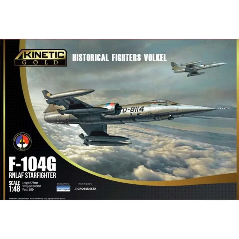 

Комплект модели Starfighter Kinetic K48090 1:48 F-104G RNLAF