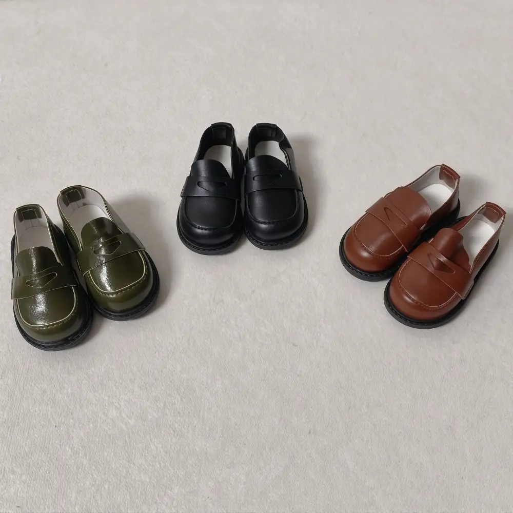 High Quality 7*3.2*3cm Shoes Boots Fashion 4 Colors Dolls Bright Leather Boots Dress Up Footwear for 1/4 BJD Dolls