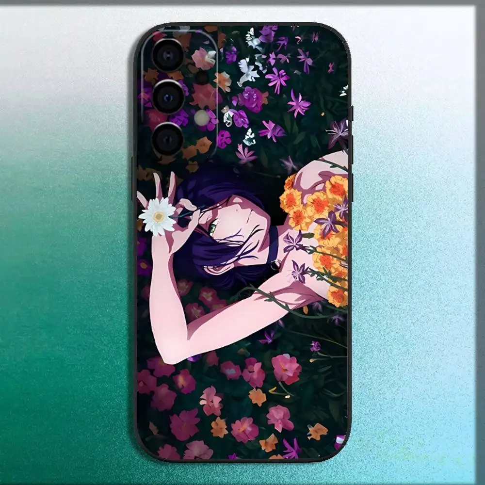 Funda de teléfono C-Sawsaw Man R-Reze para Samsung Galaxy A73,72,71,A52,51,40,41,A22,A32,31,A13,12,Note20, carcasa negra suave