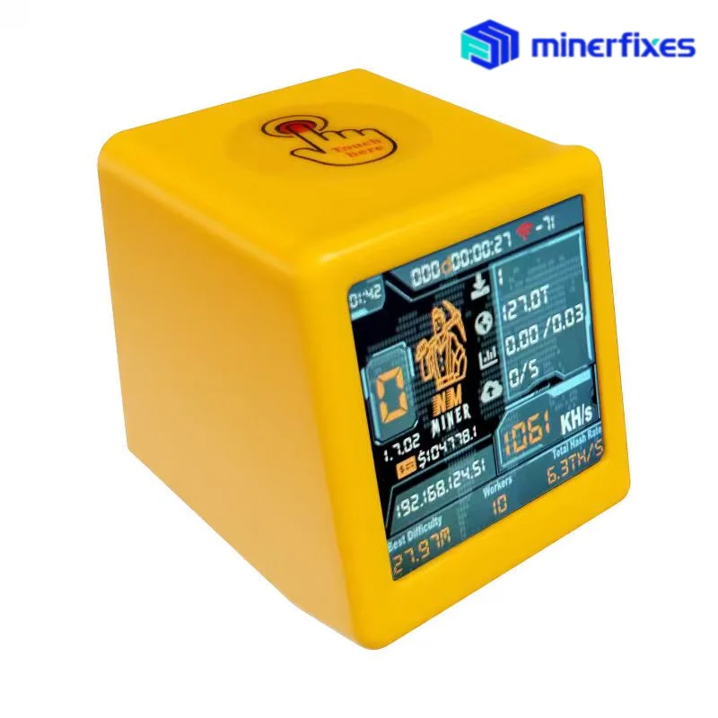 NMminer التلفزيون الذكي 1050KH/s Nerdminer V2 BTC منفرد التعدين التشفير اليانصيب مينر هدية ذكية صامتة سطح المكتب على مدار الساعة التعدين