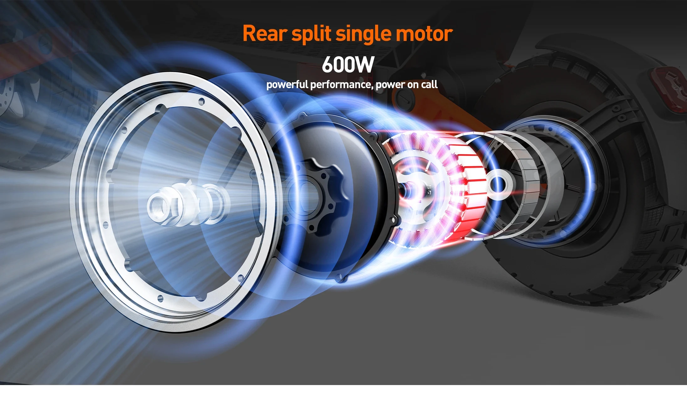 JOYOR S8 Elektroroller 600W Motor 48V26AH Geschwindigkeit 48km/h Maximale Reichweite 75-90km Aluminiumlegierungs-Karosserie 10-Zoll-Reifen Pendler-E-Scooter – Detail 3