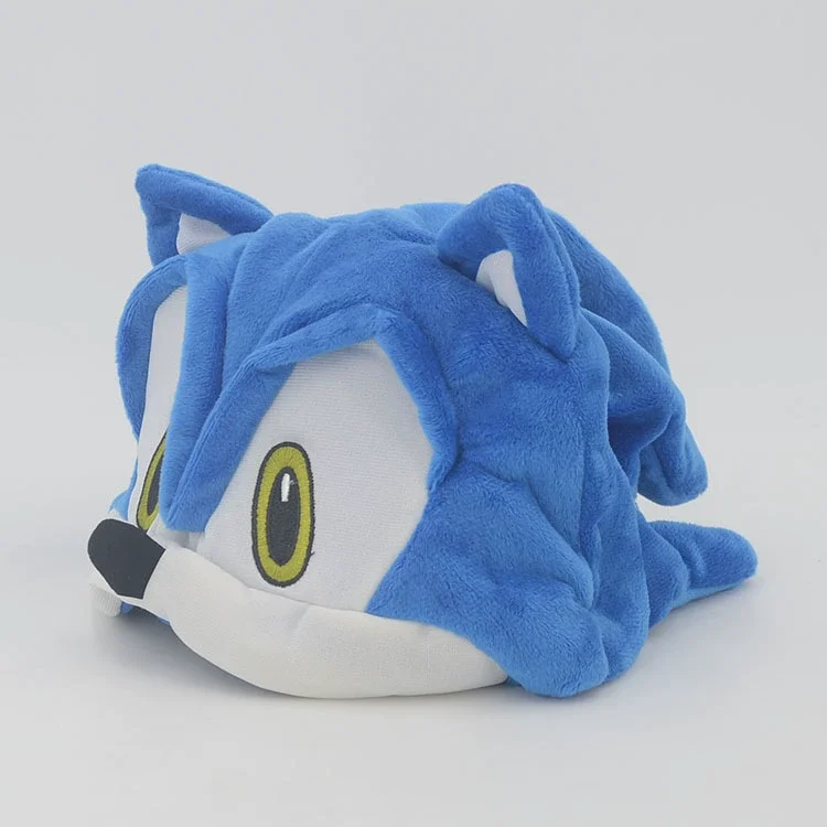 Gorro de Sonic para niños, con diseño de dibujos animados, ideal para disfraces, actuaciones y juegos de rol. Peluche suave, muñeca, regalo de cumpleaños o Navidad, estilo kawaii.