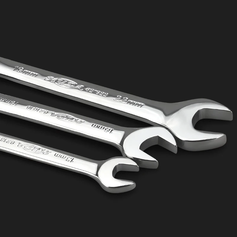 1PCS Double Head Open End Wrench 5.5-41mm High Carbon Steel Combination Wrench Hex Spanner Wrench For Auto Repair Hardware Tool