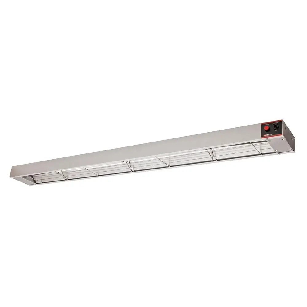

ESH-60, 60-Inch Electric Strip Heater, 1400W, 12A, Commercial Grade Inrared ood Warmer, Pass-Through Stations Heating, ETL,Silve
