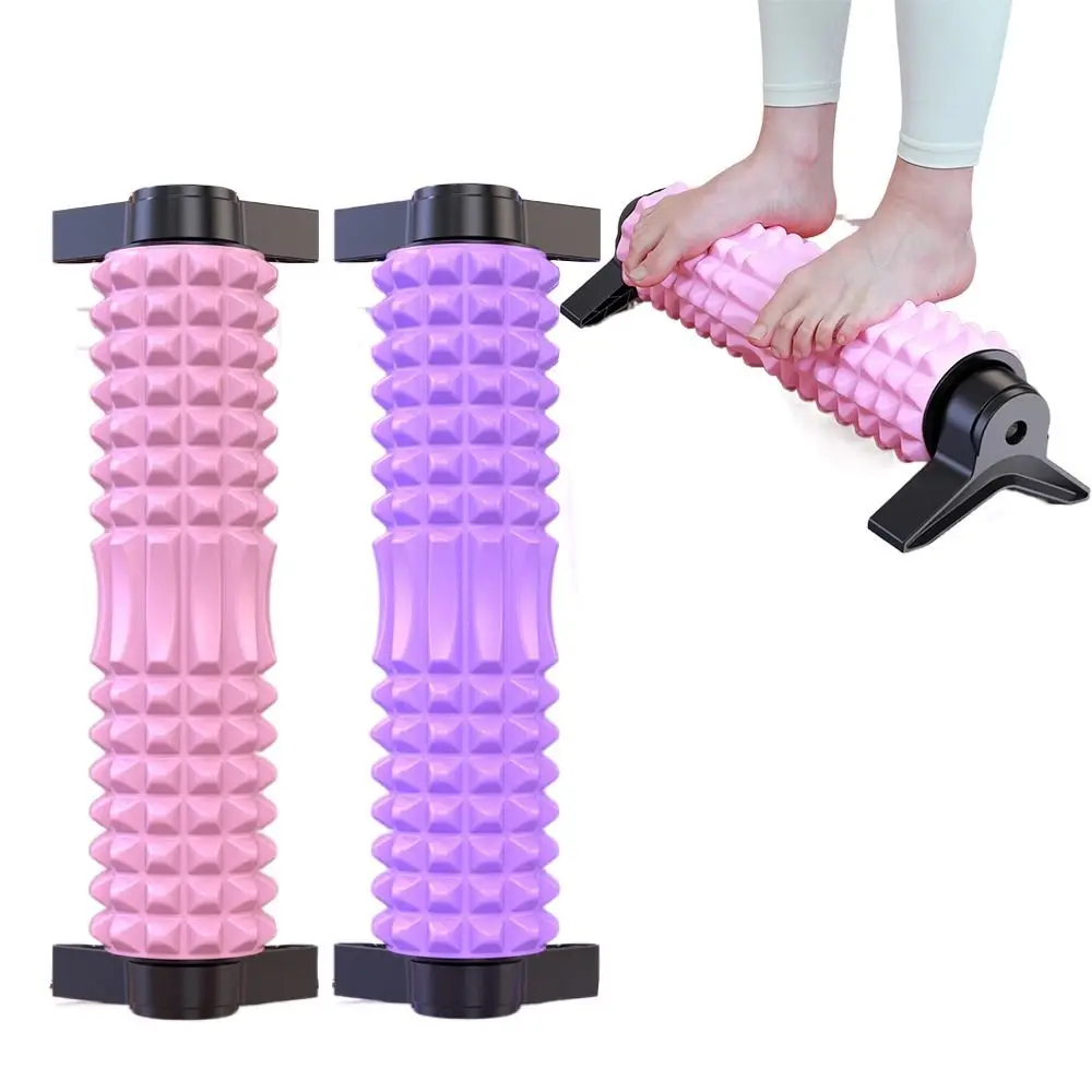 Skinny Legs Foam Shaft Roller with Stand Large Load Bearing EVA Yoga Column Non-slip Easy To Use Muscle Massage Stick