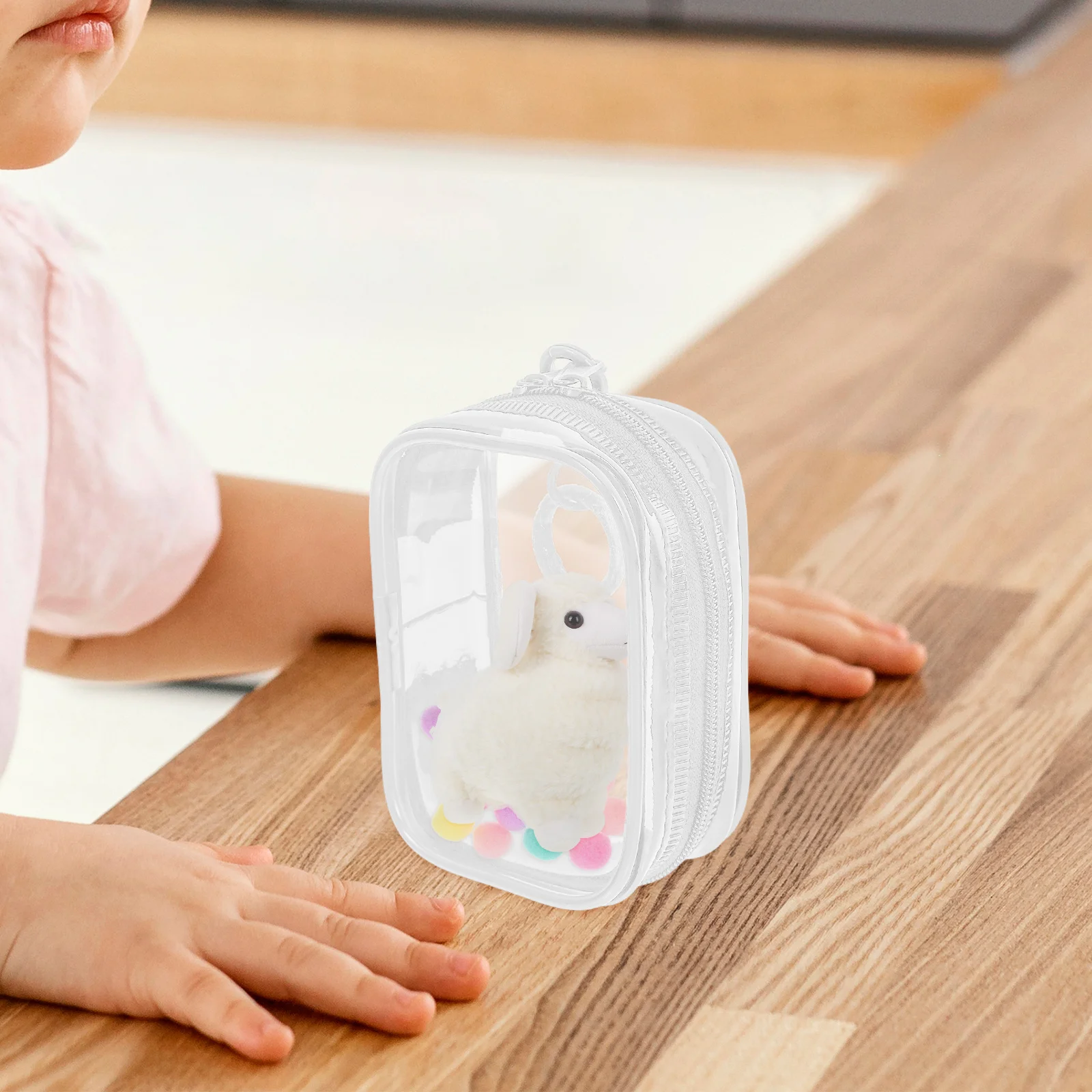 

Charm Bag Storage Bags Small Pvc Clear Figure Display Case Keychain