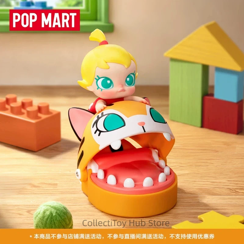 

POP MART Collectible Figure Molly Big Ear Cat Prank Toy Pvc Decorative Ornament Desktop Decor Gift For Adult Collectors