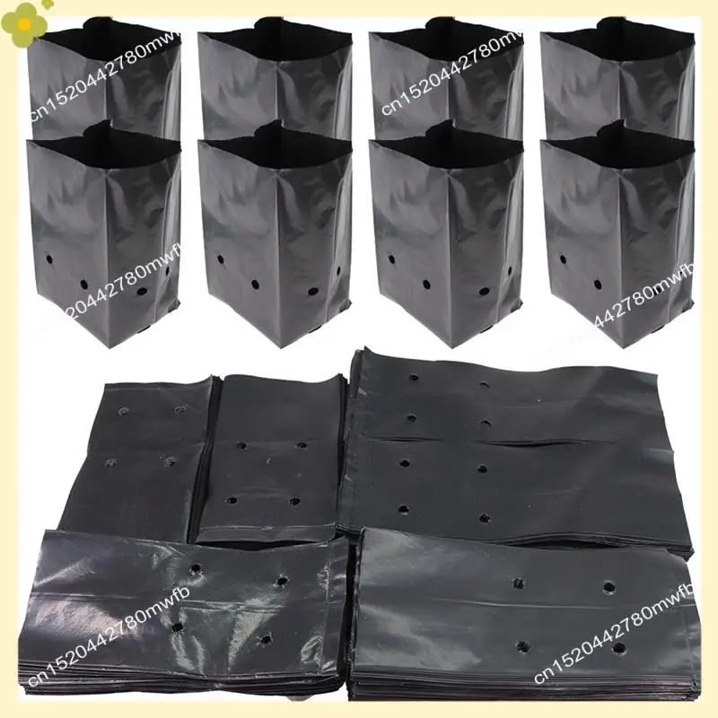 

LDHL 500Pcs PE Seedling Bags With Air Holes For Gardening Plants