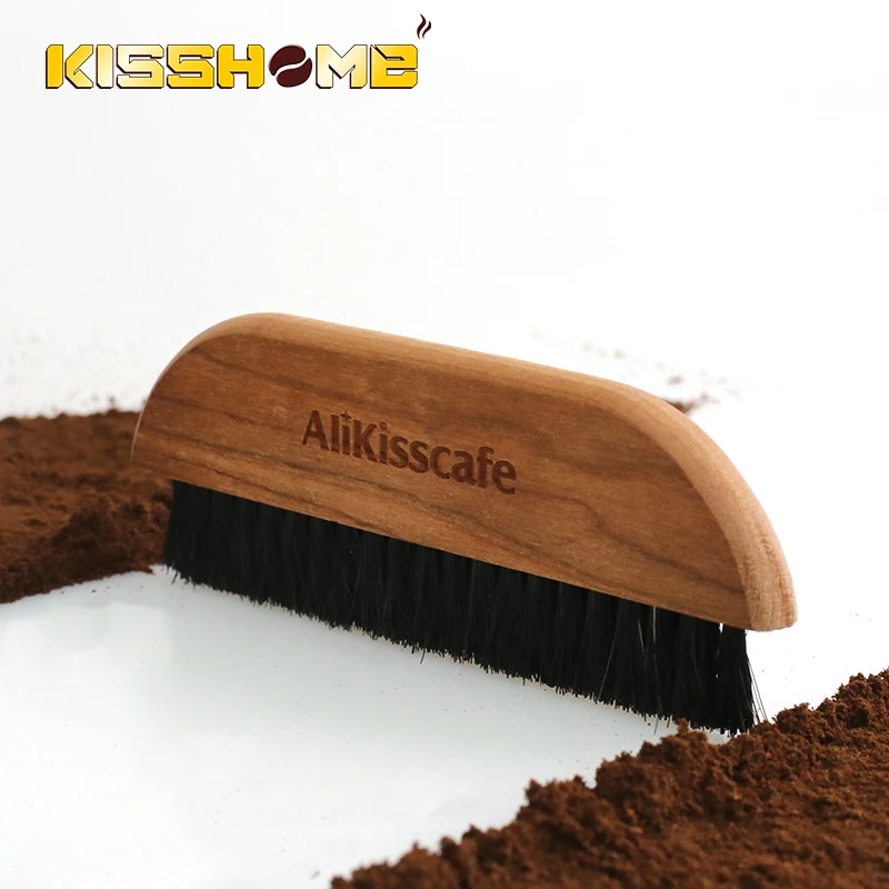 Coffee Brush Grinder Brushes Wooden Handle Espresso Machine Powder Cleaning Tools Home Kitchen Dusting Barista Clean Accessories