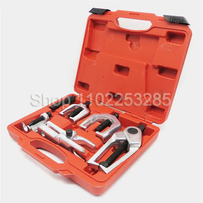 5 In 1 Front End Service Tool Kit Ball Joint Tie Rod Pitman Arm Puller Removers Press Type Ball Joint Separator Car Repair Tools