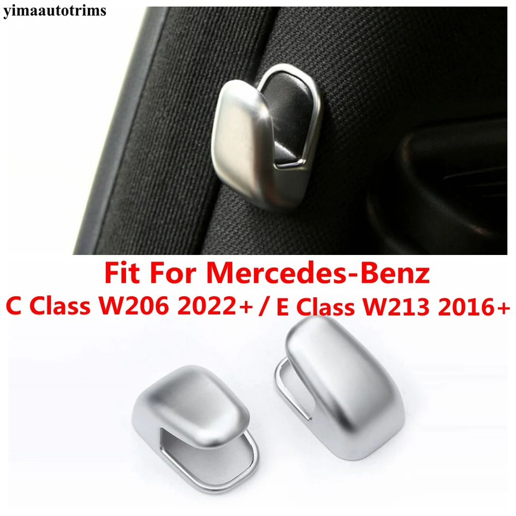 

Pillar B Column Hook Decoration Cover Trim For Benz E-Class W213 2016 - 2021 / C Class W206 2022 2023 2024 ABS Matte Interior