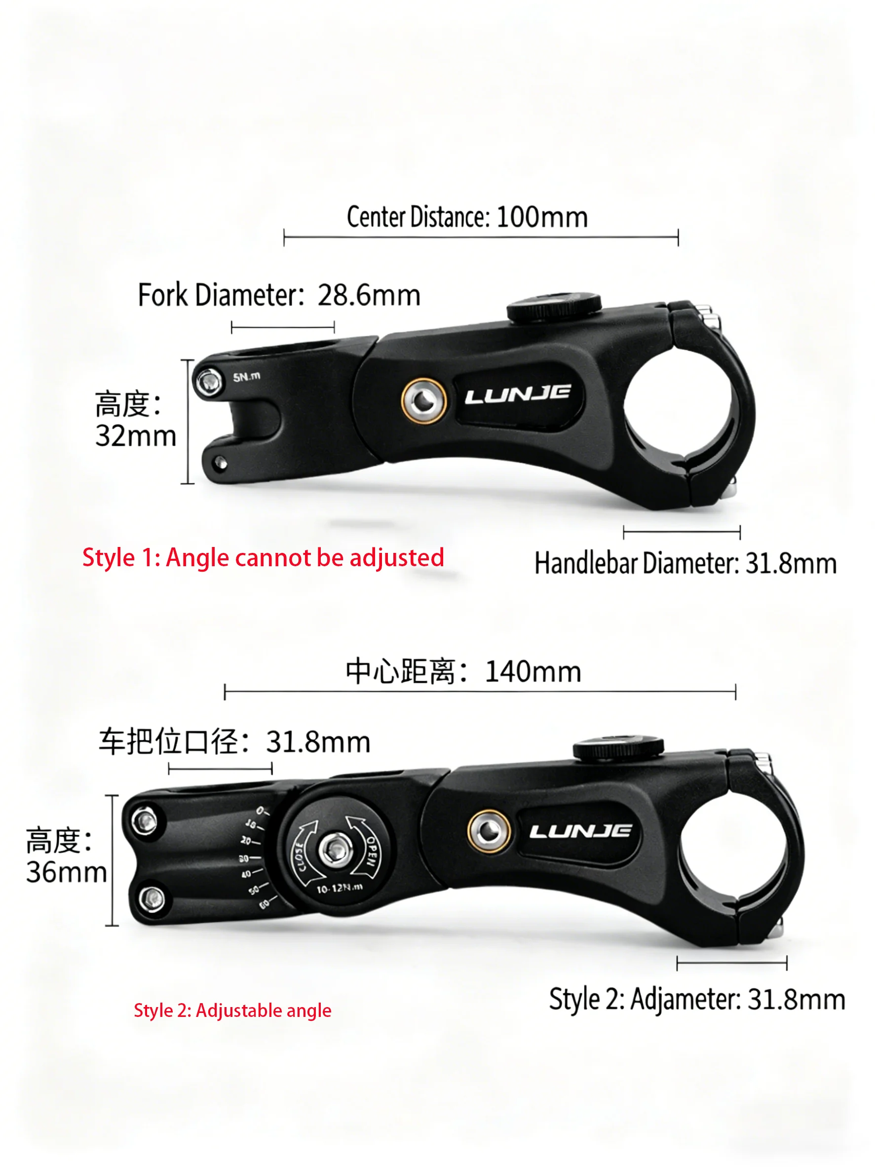 

Амортизационный вынос руля для велосипеда 31.8*90 мм, из алюминиевого сплава, для горных велосипедов, с подвеской