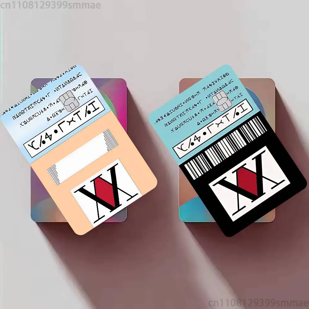 H-Hunter License Credit  Sticker Film Tape Skin for Credit Card Debit Card Cartoon Waterproof Stickers Small Chip