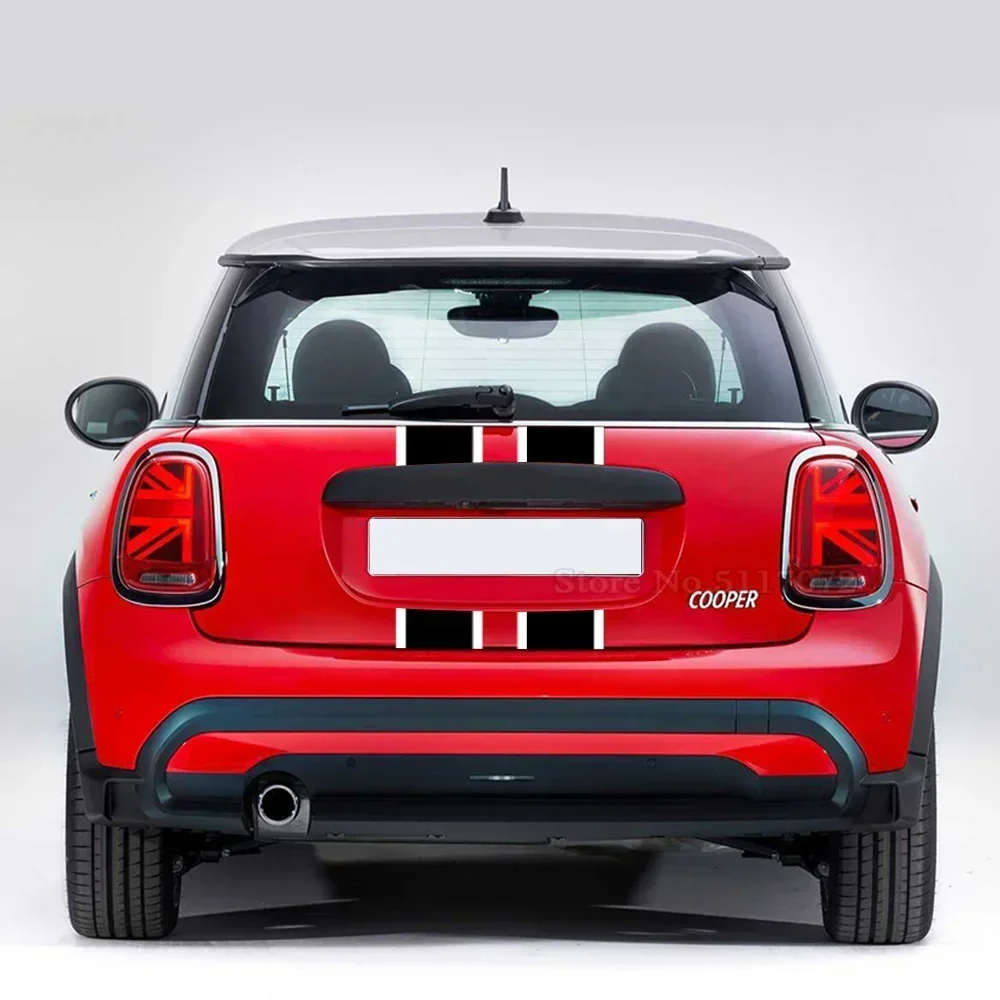

Наклейка на капот автомобиля для MINI Cooper JCW R58 R59 R50 R52 R53 R56 R57 F55 F56 F57, полоса Rally Line, наклейка на заднюю часть автомобиля