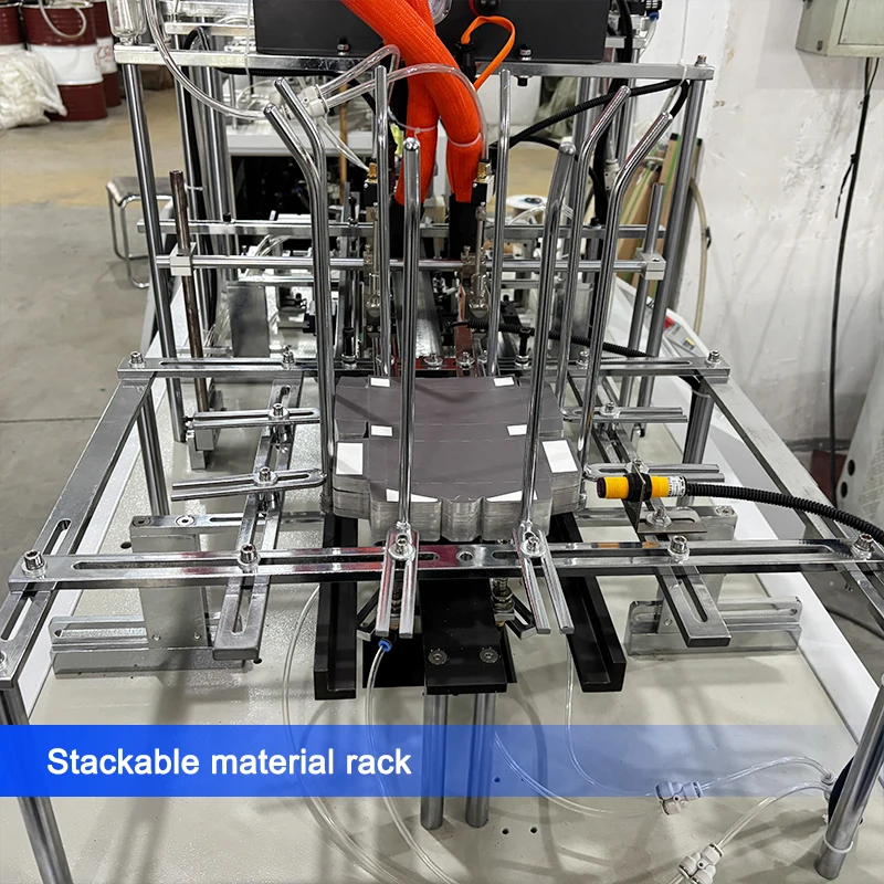 Forming Making Machine Karton Box Erector Forming Machine Automatische Kraftpapier Wellpappe Box Making Machine Beschichtete Lebensmittelbox