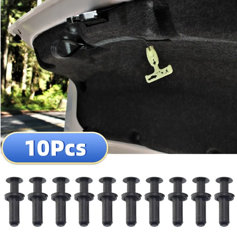 10x forro da porta traseira do carro tronco boot tapete tampa guarnição painel clipe para mercedes benz e-class w211 c-class w204 a 0009915940