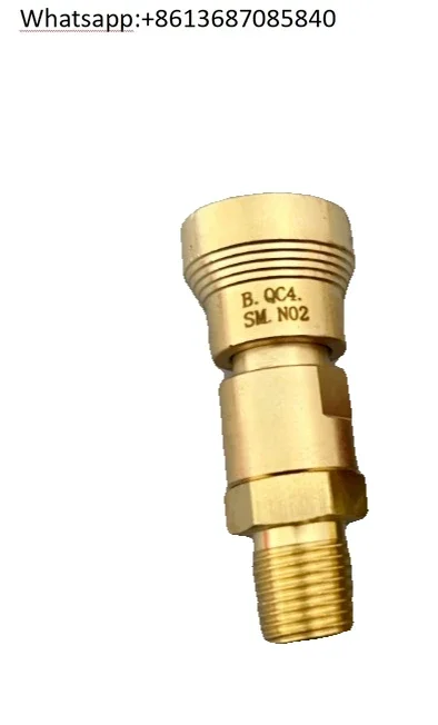 Brass QC4 QC6 QC8 Instrument Steel Cylinders Interchanged with Quick Couplings Replace Swagelok