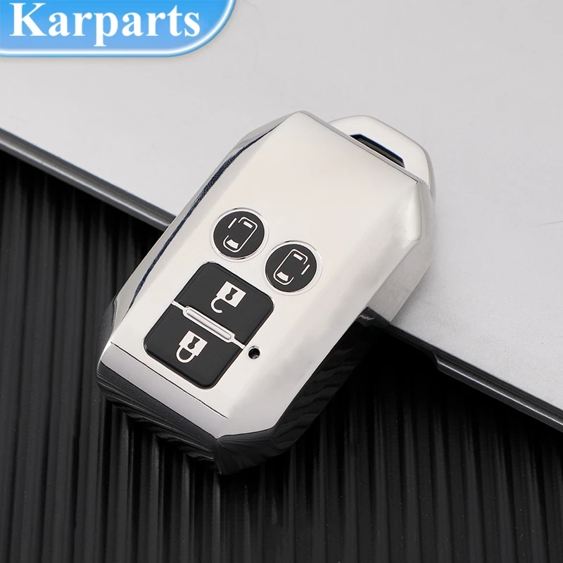 

2 4 Button TPU Car Key Remote Case Cover For Suzuki Swift Wagon R Monopoly Type Keyless Shell Protector Key Chain Accessories