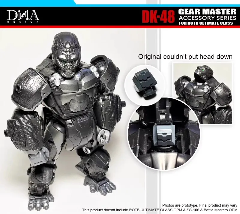 In Stock！DNA Design DK-48 DK48 Upgrade Kits For ROTB Ultimate OP Primal Figure Accessories With Bonus