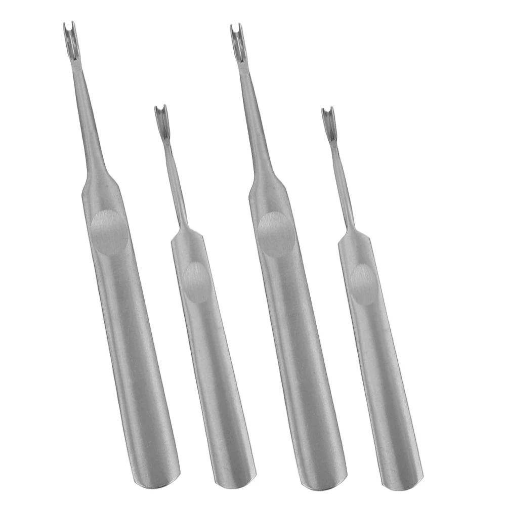 4 pezzi strumento per scanalatura taglio in metallo smussatore smussatore lavorazione della pelle scanalatura costruzione domestica efficiente resistente all'usura